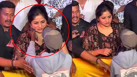 Fan Pinches Dimple queen rachita ram cheek