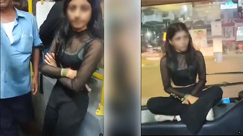 Drunk Woman Creates Ruckus On MTC Bus