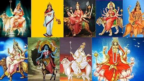 9 avataras of Durga 