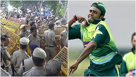 Hope Delhi Police Wins The Toss: Former Pakistan Cricketer Sends Satirical Post Amid CJP Protests