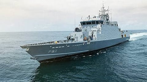 INS Mangrol in Mumbai