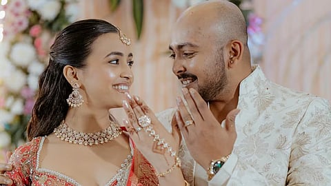 Prithvi Shaw and Akriti Agarwal 