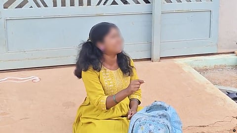 Woman Stages Silent Protest Outside Lover’s House Over Marriage Promise