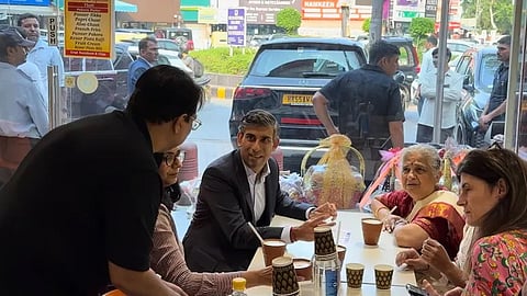 Rishi Sunak visit Bengali sweet house in Delhi 