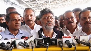 D K Shivakumar in Mangaluru 