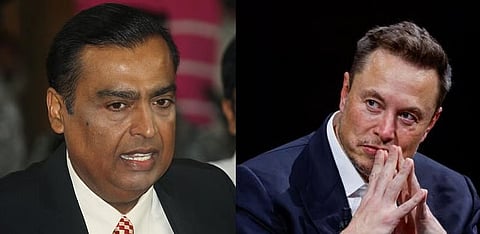 Mukesh Ambani, Elon Musk 