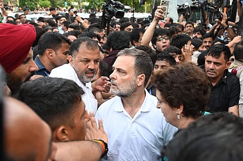 BJP links India protests to France riots, calls Rahul Gandhi ‘gaddar’