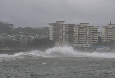 Cyclone Arnab's early morning landfall
