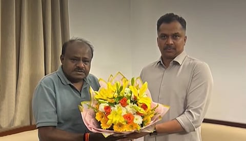 HD Kumaraswamy, Rajendra Rajanna