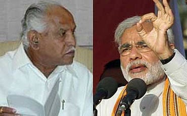ಬಿ.ಎಸ್.ಯಡಿಯೂರಪ್ಪ, ನರೇಂದ್ರ ಮೋದಿ