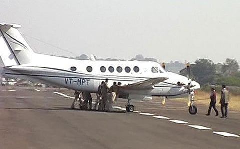 ಶಿವರಾಜ್‌ಸಿಂಗ್ ಚೌಹಾಣ್‌ರಿದ್ದ ವಿಮಾನ