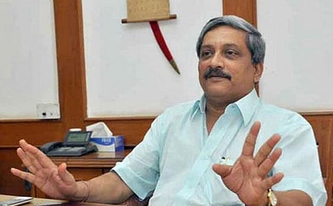 ಕೇಂದ್ರ ರಕ್ಷಣಾ ಸಚಿವ ಮನೋಹರ್ ಪರಿಕ್ಕರ್