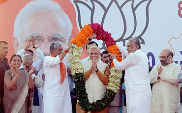 ನಮೋಗೆ ಭವ್ಯ ಸ್ವಾಗತ