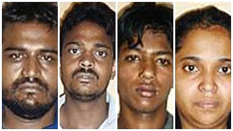 ಹತ್ಯೆಗೈದ ಪತ್ನಿ ಹಾಗೂ ಆರೋಪಿಗಳು (ಸಂಗ್ರಹ ಚಿತ್ರ)