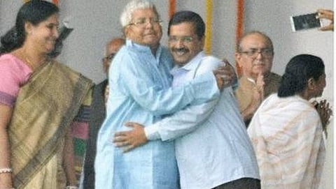 ಕೇಜ್ರಿವಾಲ್ ಮತ್ತು ಲಾಲೂ ಪ್ರಸಾದ್ ಯಾದವ್