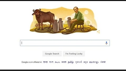 ವರ್ಗೀಸ್ ಕುರಿಯನ್ - ಗೂಗಲ್ ಡೂಡಲ್