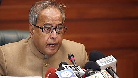 ರಾಷ್ಟ್ರಪತಿ ಪ್ರಣಬ್ ಮುಖರ್ಜಿ (ಸಂಗ್ರಹ ಚಿತ್ರ)