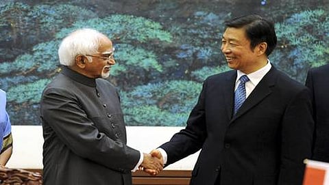 ಉಪರಾಷ್ಟ್ರಪತಿ ಹಮೀದ್ ಅನ್ಸಾರಿ- ಚೀನಾ ಉಪಾಧ್ಯಕ್ಷ  ಲಿ ಯುವಾಚೊ