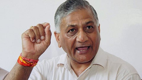 ಕೇಂದ್ರ ಸಚಿವ ವಿಕೆ ಸಿಂಗ್ (ಸಂಗ್ರಹ ಚಿತ್ರ)