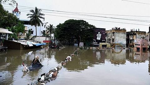 ಚೆನ್ನೈ ಪ್ರವಾಹ: ರಕ್ಷಣಾ ಕಾರ್ಯಾಚರಣೆಯಲ್ಲಿ ಸೇನಾ ಪಡೆ