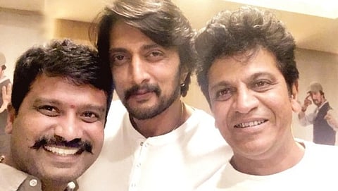 ನಿರ್ದೇಶಕ ಪ್ರೇಮ್ ಜೊತೆ ನಟ ಶಿವರಾಜ್ ಕುಮಾರ್ ಮತ್ತು ಸುದೀಪ್