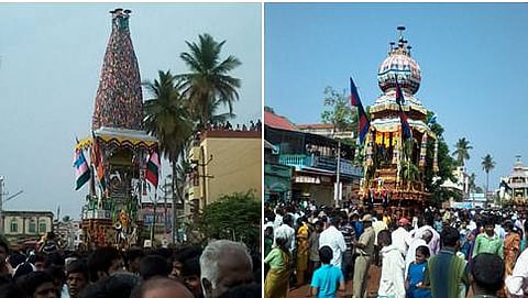 ನಂಜನಗೂಡು ಶ್ರೀಕಂಠೇಶ್ವರ ದೇವಾಲಯದ ರಥಗಳು. ಚಿತ್ರಕೃಪೆ: ಅರುಣೇಶ್