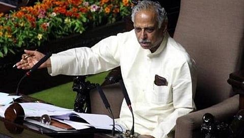 ಸ್ಪೀಕರ್ ಕಾಗೋಡು ತಿಮ್ಮಪ್ಪ(ಸಂಗ್ರಹ ಚಿತ್ರ)