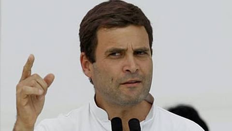 ಕಾಂಗ್ರೆಸ್ ಉಪಾಧ್ಯಕ್ಷ ರಾಹುಲ್ ಗಾಂಧಿ (ಸಂಗ್ರಹ ಚಿತ್ರ)