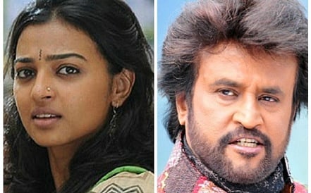 ನಟಿ ರಾಧಿಕಾ ಆಪ್ಟೆ ಮತ್ತು ನಟ ರಜನಿಕಾಂತ್
