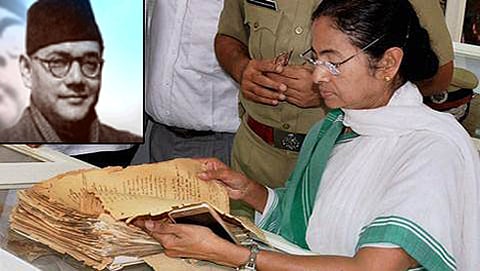 ಪಶ್ಚಿಮ ಬಂಗಾಳ ಮುಖ್ಯಮಂತ್ರಿ ಮಮತಾ ಬ್ಯಾನರ್ಜಿ ಮತ್ತು ನೇತಾಜಿ ಸುಭಾಷ್ ಚಂದ್ರ ಬೋಸ್