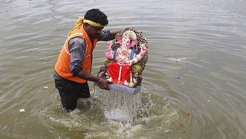 ಗಣೇಶ ಮೂರ್ತಿ ವಿಸರ್ಜನೆ