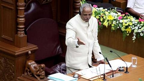 ಕರ್ನಾಟಕ ವಿಧಾನಸಭಾ ಸ್ಪೀಕರ್ ಕಾಗೋಡು ತಿಮ್ಮಪ್ಪ (ಸಂಗ್ರಹ ಚಿತ್ರ)