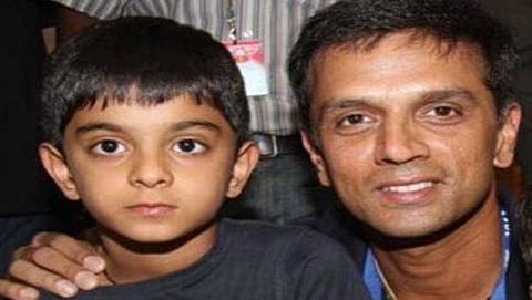 ಮಗ ಸಮಿತ್ ನೊಂದಿಗೆ ರಾಹುಲ್ ದ್ರಾವಿಡ್