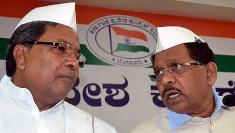 ಮುಖ್ಯಮಂತ್ರಿ ಸಿದ್ದರಾಮಯ್ಯ ಮತ್ತು ಕೆಪಿಸಿಸಿ ಅಧ್ಯಕ್ಷ ಡಾ.ಜಿ.ಪರಮೇಶ್ವರ್ (ಸಂಗ್ರಹ ಚಿತ್ರ)