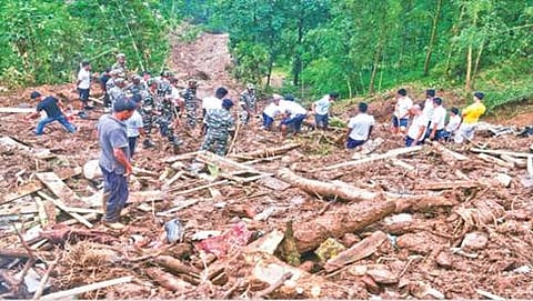 ಭೂ ಕುಸಿತ(ಸಂಗ್ರಹ ಚಿತ್ರ)