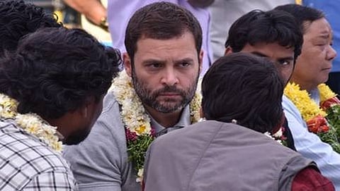 ವಿದ್ಯಾರ್ಥಿಗಳೊಂದಿಗೆ ಪ್ರತಿಭಟನೆಯಲ್ಲಿ ಪಾಲ್ಗೊಂಡ ರಾಹುಲ್ ಗಾಂಧಿ