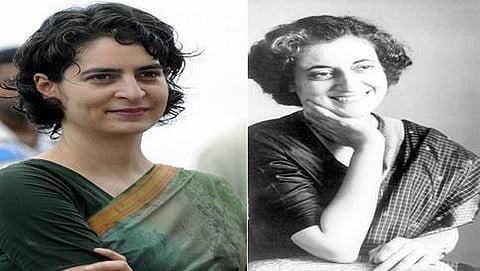 ಪ್ರಿಯಾಂಕಾ ಗಾಂಧಿ, ಇಂದಿರಾ ಗಾಂಧಿ(ಸಂಗ್ರಹ ಚಿತ್ರ)