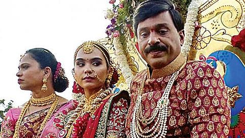 ಮಗಳ ಮದುವೆಯಲ್ಲಿ ಜನಾರ್ದನ ರೆಡ್ಡಿ