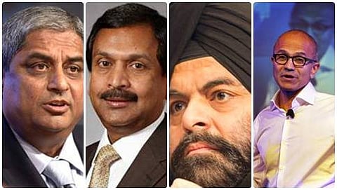 ಆದಿತ್ಯ ಪುರಿ, ಅಜಿತಾ ರಾಜೇಂದ್ರ, ಅಜಿತ್ ಬಾಂಗಾ ಮತ್ತು ಸತ್ಯ ನಡೆಲ್ಲಾ(ಸಂಗ್ರಹ ಚಿತ್ರ)