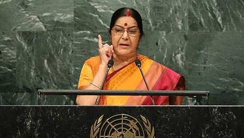 ವಿದೇಶಾಂಗ ಸಚಿವೆ ಸುಷ್ಮಾ ಸ್ವರಾಜ್