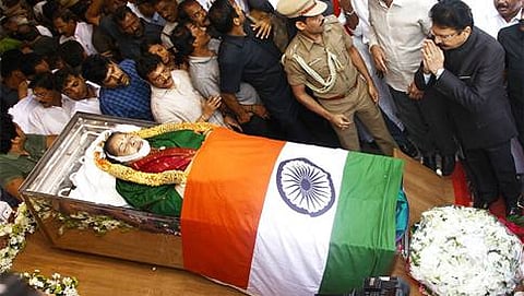 ಜಯಲಲಿತಾ ಪಾರ್ಥಿವ ಶರೀರ