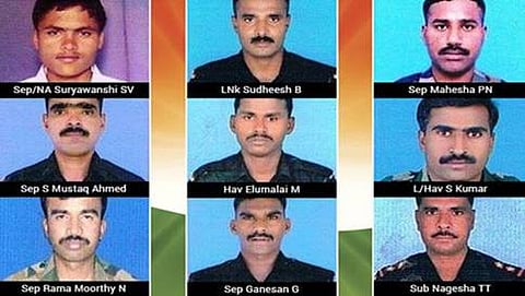 ಹುತಾತ್ಮರಾದ 9 ಯೋಧರು