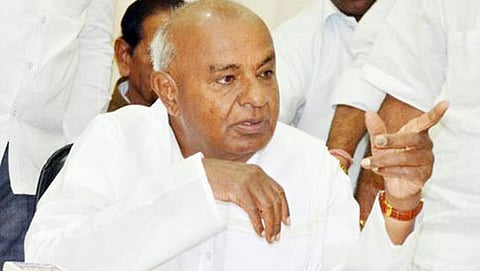 ಮಾಜಿ ಪ್ರಧಾನಿ ಮತ್ತು ಜೆಡಿಎಸ್ ವರಿಷ್ಠ ಎಚ್ ಡಿ ದೇವೇಗೌಡ (ಸಂಗ್ರಹ ಚಿತ್ರ)