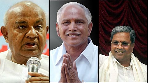 ಸಿಎಂ ಸಿದ್ದರಾಮಯ್ಯ, ಯಡಿಯೂರಪ್ಪ, ದೇವೇಗೌಡ (ಸಂಗ್ರಹ ಚಿತ್ರ)