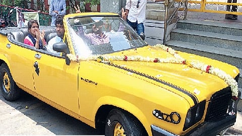 ಕಾಂಟೆಸಾ ಏರಿ ಕಾಲೇಜಿಗೆ ಹೊರಟ ಕಿರಿಕ್ ಪಾರ್ಟಿ