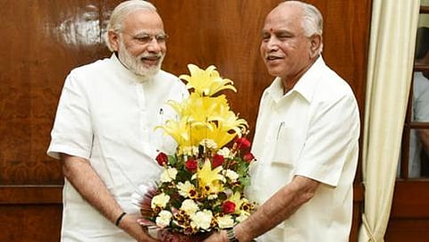 ಪ್ರಧಾನಿಯೊಂದಿಗೆ ಬಿ.ಎಸ್.ಯಡಿಯೂರಪ್ಪ
