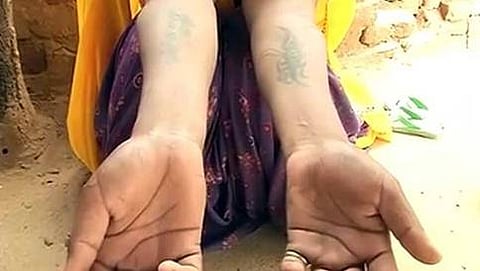 ಮಹಿಳೆಯ ಕೈ ಮೇಲೆ ಟ್ಯಾಟೋ
