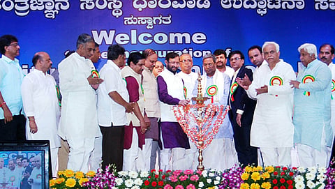 ಧಾರಾವಾಡ ಐಐಟಿ ಲೋಕಾರ್ಪಣೆ (ಕೆಪಿಎನ್ ಚಿತ್ರ)