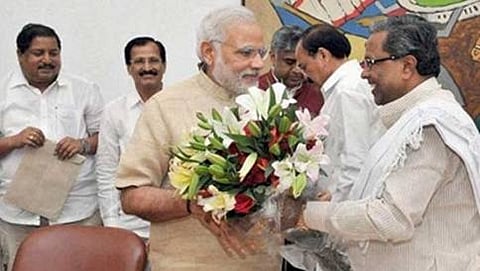 ಸಿದ್ದರಾಮಯ್ಯ - ನರೇಂದ್ರ ಮೋದಿ (ಸಂಗ್ರಹ ಚಿತ್ರ)
