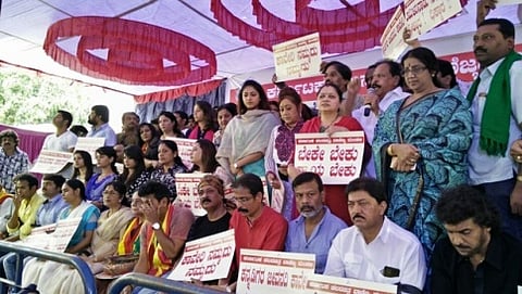 ಕಾವೇರಿ ವಿವಾದದ ಬಂದ್ ನಲ್ಲಿ ಭಾಗಿಯಾಗಿದ್ದ ಚಿತ್ರರಂಗ